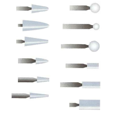 Keramiska slipstift - Ljusblåa